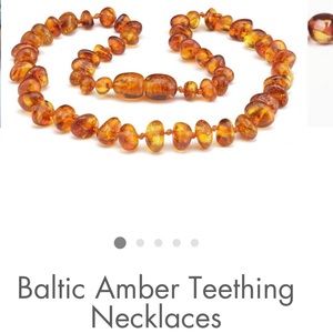 Ali & Oli amber teething necklace